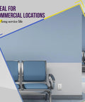 Heavy Duty Hospital Grade Outlet And Industrial Duplex Receptacle 20A 125V 5-20R installed in commercial space with chairs