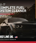 Shift Gears Into Clean Mode With This Badass Complete Fuel System Cleaner And Injector Treatment For Carburetors Halts Rust Dissolves Residue For Crisp Engine Response with a black muscle car.