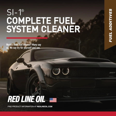 Shift Gears Into Clean Mode With This Badass Complete Fuel System Cleaner And Injector Treatment For Carburetors Halts Rust Dissolves Residue For Crisp Engine Response with a black muscle car.