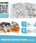 Hands On Engineering Kit For Kids 9 Plus Build 9 Real Structures From House To Pyramid And Bridges Learn STEM Projects diagram and parts