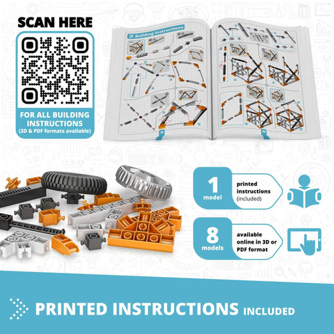 Hands On Engineering Kit For Kids 9 Plus Build 9 Real Structures From House To Pyramid And Bridges Learn STEM Projects diagram and parts