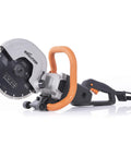 R230DCT 9 Inch Concrete Saw With 15A Motor No Gas Beats The Grinder Hands Down Ergonomic Lightweight Design With Wheeled Skid Plate For Easy Precise Cutting Diamond Masonry Blade Included