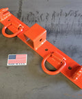 Bolt On Chain Hooks And D Rings Receiver Hitch Kit For Compact Farm Tractors Universal Tow Accessory Built To Fit John Deere And Kubota
