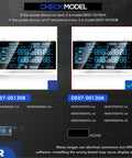 Premium LED Display Board Replacement For Samsung Electric Range Ovens And Stoves, Fits NE59J7850WS, NE59J7850WG, NE59J7750WS Models shown in check model comparison.