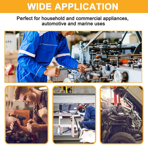 Wide application of Built Tough 305 Piece 1/4-20 Bolt And Nut Assortment Kit in automotive and commercial repairs.
