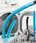 Universal Dryer Vent Cleaning Kit With Vacuum Hose Attachments And Lint Removal Tools for clothes dryers, shop vac accessories, lint traps.