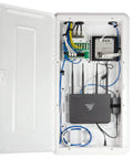 30 Inch Media Enclosure For Home Networking And Cable Management, Recessed White ABS Box For Structured Wiring, Keeps WiFi Gear Safe
