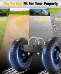 Heavy Duty 8 Inch Gate Wheel For Rolling Gates And Sliding Gate Rollers Ideal For Metal Tube Gates And Chain Link Fences Driveways Commercial