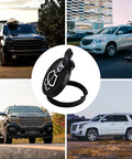 Windshield Washer Fluid Reservoir Cap Replacement For GMC Chevrolet Cadillac Buick Fits 13227300 in center with vehicles
