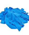 Blue Microfiber Mop Head Refill Fits Acme Three Quarter Thread Screw On, Three Pack Replacement Mop Heads For Easy Cleaning, Microfiber Strands