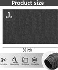 Oil Spill Garage Floor Mat 29 By 36 Inches Under Car Absorbent Pad With Waterproof Backing shown in size guide