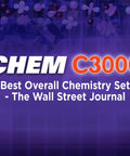 Advanced Chemistry Lab Kit With Test Tubes Beakers Flasks And Dozens Of Chemicals For 333 Experiments For Serious Scientists Pro Grade Science Set Covering Atomic Structures Chemical Bonds Equations And Beyond overlaid on chemistry design