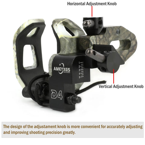 Drop Away Arrow Rest For Compound Bow Micro Adjustable Right Hand Archery Accessory In Camo with vertical and horizontal knobs