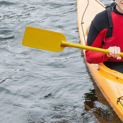 Kids PVC Boat Paddle Prop For Water Sports Fun Yellow 50cm Lightweight Paddle Accessory For Festivals Races