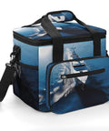 Portable Soft Cooler Bag For Camping And Beach Trips Leakproof Insulated Ice Chest With 22L Capacity, Yacht Sailboat Print