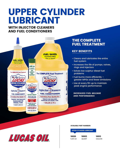 Fuel Treatment 1 Gallon Gasoline and Diesel Additive Improves MPG Cleans Injectors Boosts Power Reduces Emissions and Protects Engine System bottle