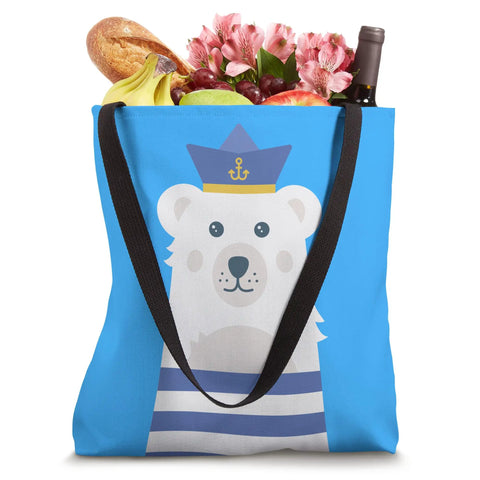 Maritime Captain Tote Bag For Boating And Sailing Enthusiasts Ready For Yacht And Sailboat Adventures On The Lake River Or Ocean