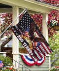 250th Anniversary USA Flag 3 By 5 Foot Double Sided All American Flag Commemorating 1776 To 2026 With UV Protection Weather Resistant Nylon on porch