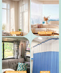 Flexible Ceiling Curtain Track Bendable 16.4 Ft Long With PVC And Stainless Steel Build Easy To Shape Into L Or U used for bedroom, shower, RV, and hospital curtains