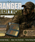 Four Color Ranger Multi Terrain Camo Face Paint Kit With Tactical Black Coyote Brown Ranger Green Desert Sand in rocky terrain