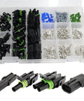 Cool Weather-Pack Series Kit With Heavy Duty 20 Amp Male Female Terminals For 12 And 10 Gauge Wires Plus Sealer Caps For Quick Disconnect Splices That Look Awesome, plastic organizer with connector terminals