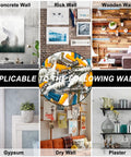 550 Piece Drywall Anchors And Screws Kit With Self Drilling Plastic And Zinc Anchors Flat Head Screws applicable walls display