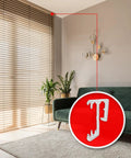 Upgrade Your Window Treatments With These Slick One Inch Mini Blind Valance Clips Clear UV Stable Fit Wood Or Faux Blinds Smooth Install Six Pack - detailed view of clips against indoor decor.