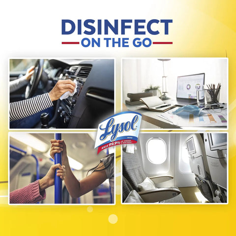 Various settings showing use of Disinfecting Handi Pack Wipes Lemon And Lime Blossom Scent 480 Count for cleaning surfaces.