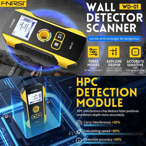Heavy Duty Multi Function Stud Finder And Wall Scanner Detects Wooden Studs Electrical Wires Copper Pipes Iron Rods For Home Renovation Diy Projects Dead On Accurate No Sweat Go To Tool For Quick Home Fixes