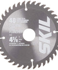 4-3/8-Inch By 40T Carbide Flooring Blade With Thin Kerf, Anti Kickback Shoulders And Expansion Slots For Smoother, Straighter Cuts