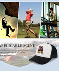 Breathable Mesh Trucker Cap For Men And Boys, Adjustable Back Buckle, ideal for outdoor sports like climbing, golf, and running