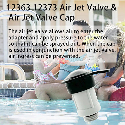 Air Jet Valve And Jet Valve Cap Replacement Kit for Above Ground Pools DIY Friendly Upgrade with Easy Install