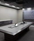 Pre Taped Masking Film With Three Quarters Inch Tape For Auto Body Protection covering office walls in a conference room