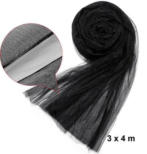 Garden Insect Mesh Netting For Plants And Patio Durable Mosquito Barrier Screen Large 9.84 By 13.12 Feet Black detail