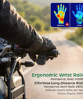Heavy Duty Universal Motorcycle Throttle Grip Pair With Thumb Accelerator And Dead Nuts Secure Non Slip Housing No Sweat Quick Swap Setup For Scooters And E Bikes Smooth Daily Cruising