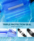 Waterproof Fanny Pack For Women IP68 Phone Passport Pouch Floating Dry Bag with triple protection seal and Velcro design