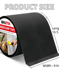 4 Inch Wide Premium Rubber Grip Tape For Controllers, Mice And Gear Non Slip Adhesive Wrap, 16.5 ft roll shown