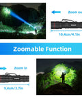 High Lumen Tactical Flashlight with holster zoomable waterproof for hiking and camping EDC ready outdoor gear essential