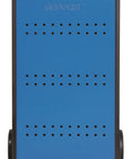 Solid As A Rock Seven Drawer Tool Trolley Made In Germany Featuring Thick Steel Heel Guard and Bumper Plus Side Panels Loaded With Standard Holes.