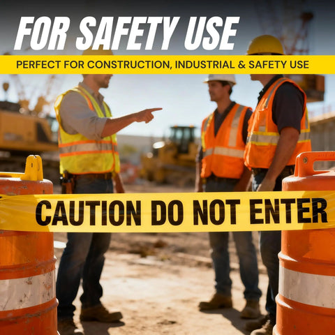 Caution Do Not Enter Tape 3 Inch By 1000 Feet Bright Yellow Bold Black Warning Strip For Gritty Road Work And Construction Site Barricades That Truly Kicks Ass And Delivers Every Single Time