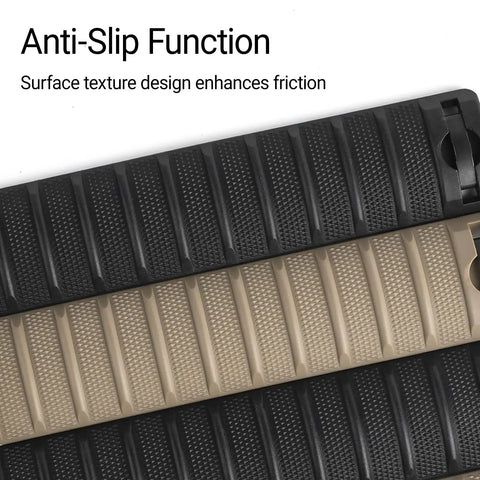 4 Pack Picatinny Rail Cover Non Slip Protector Rail Covers Panel For 20mm Picatinny Rail Nylon Hunting Textured Surface