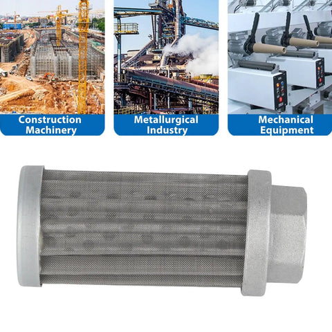 Heavy Duty Stainless Steel Hydraulic Suction Strainer And Oil Filter Replacement For Pro Grade Efficient Fluid Filtration In Industrial Machines And Heavy Equipment