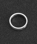 Aluminum Alloy Bicycle Chainring Bolt Spacer Washer 10mm Inner Diameter for Bike Headset, Silver, on black surface
