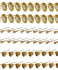 Top Shelf Brass Wire Brush Kit For Knocking Out Rust And Buffing To Perfection With Three Mm Shank That Clicks Straight Into Your Drill Or Rotary Tool 60 Piece Crate with assorted brush heads