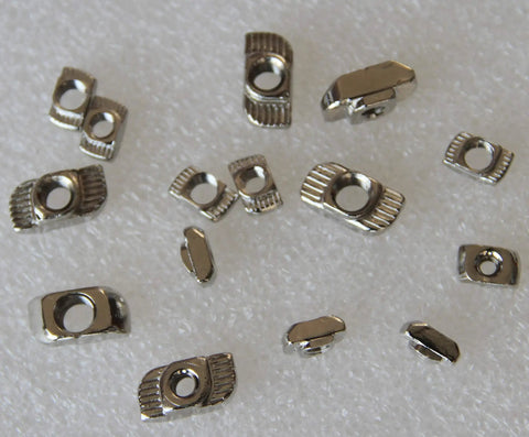 Heavy Duty T Slot Nuts Set for 2020 And 3030 Aluminum Profiles Carbon Steel Hammer Head Fasteners 6 Sizes 150Pcs Kit