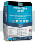 Permacolor Grout Silver Shadow 25 Lb Bag High-Performance No-Fuss Fast-Setting Polymer-Fortified Tile Grout For Indoor Outdoor And Submerged Installs Greenguard Certified For Low Emissions Great For Residential And Commercial Projects packaging front view