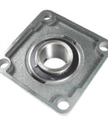 Self Aligning Pillow Block Bearing With 2 Inch Bore 4 Bolt Flange Mounted Solid Square Base Built Tough Durable Chrome Steel UCF211-32