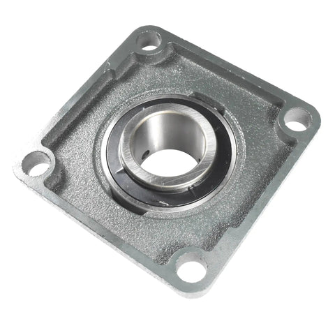 Self Aligning Pillow Block Bearing With 2 Inch Bore 4 Bolt Flange Mounted Solid Square Base Built Tough Durable Chrome Steel UCF211-32