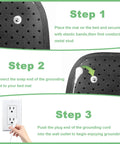 Installation steps for Grounding Bed Mat For Sleep And Recovery 54x78 Inch Grounding Mattress Pad Earth Connected Therapy Kit