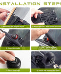 Step-by-step installation of Skateboard Trucks And Wheels Starter Kit For 7.75 To 8 Inch Decks With 52mm Wheels ABEC 9 Bearings T Tool Riser Pads